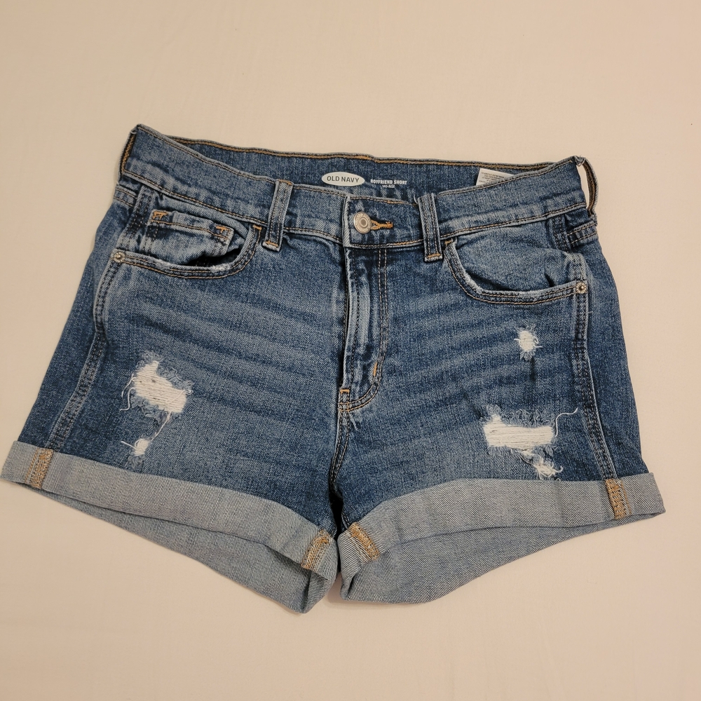 Old Navy Women's Distressed Blue Jean Shorts